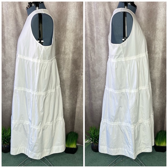 Madewell White Cattail Tiered Dress NWT Size 3X Sold Out on Website - Picture 6 of 17